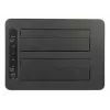 DeLOCK - kiintolevytelakka paikat: 2 - SATA 6Gb/s - 6 Gbit/s - USB 3,1 (Gen 2) - musta (63957)