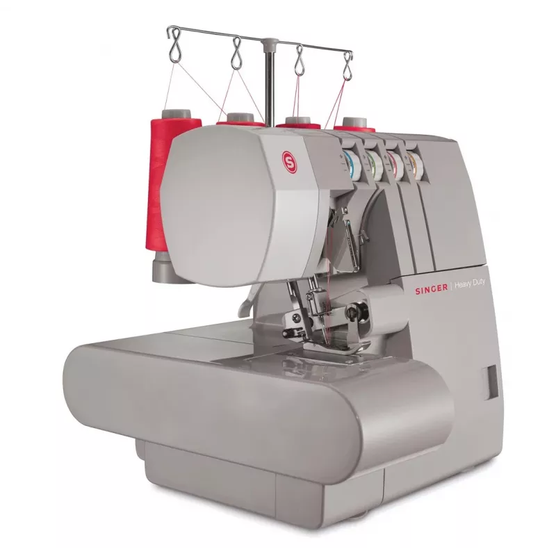 Overlock-ompelukone SINGER 14HD854 Heavy Duty sähkö 120 W harmaa