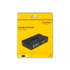 DeLOCK 11495 tietokoneen datakytkin 5 Gbit/s musta muovi