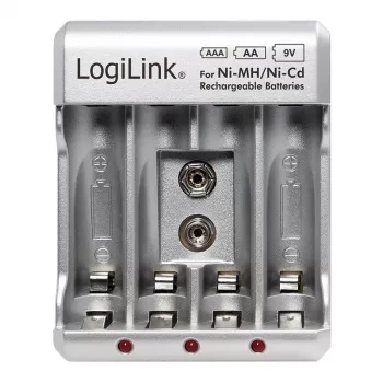 Akkulaturi Ni-MH / Ni-Cd AA / AAA / 9V
