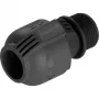 Sprinklersystem-liitin 25 mm > 1, musta liitin/harmaa