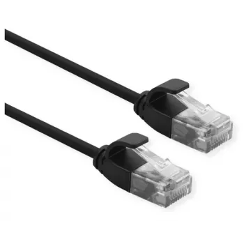 Verkkokaapeli ROLINE 21.15.3954 RJ-45 Cat6a 1,5 m musta