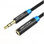 Vention audiokaapeli 3,5 mm uros–naaras VAB-B06-B500-M 5 m musta