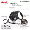 Flexi Black Design L 5 m koiranhihna rullamekanismilla