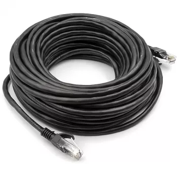 Cat5E UTP -kaapeli, 15 m, musta