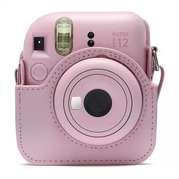 Fujifilm 70100157198 Instax Mini 12 -laukku, vaaleanpunainen (Blossom Pink)