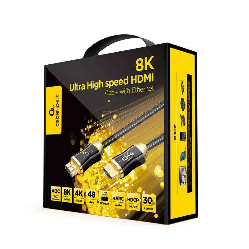 HDMI-kaapeli Gembird CCBP-HDMI8K-AOC-30M 30 m 48 Gbit/s musta