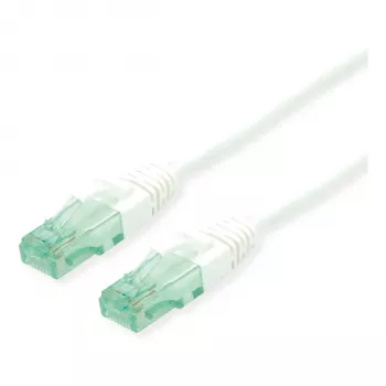 Verkkokaapeli ROLINE kierrätysmateriaali 21.45.3169 RJ-45 Cat6a 20 m valkoinen
