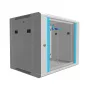 Seinäasennettava rack Extralink 9U 600x450 harmaa