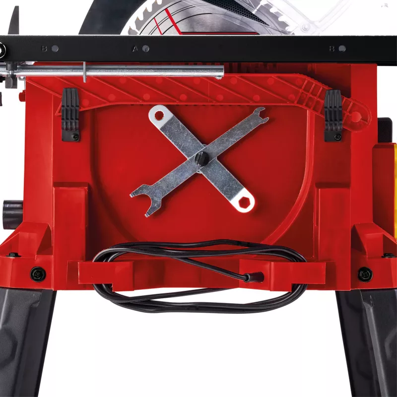 Einhell TC-TS 2225 U pöytäsirkkeli, 1800 W, 254 mm terä, 80 mm leikkaussyvyys, punainen