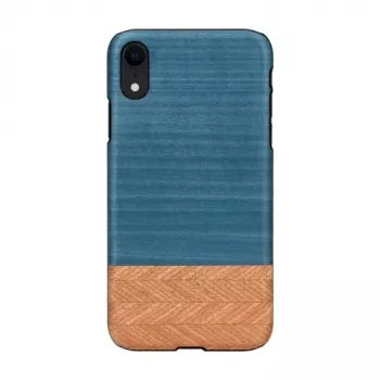 man and wood -älypuhelinkotelo iPhone XR:lle – Denim musta suojakotelo