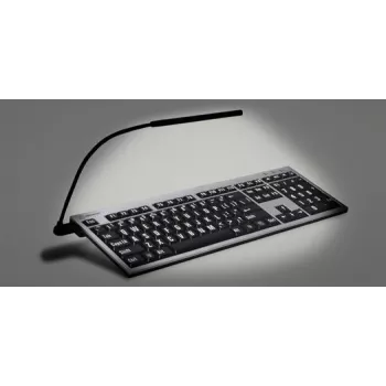 Logickeyboard LL-musta USB-gadget-valo musta