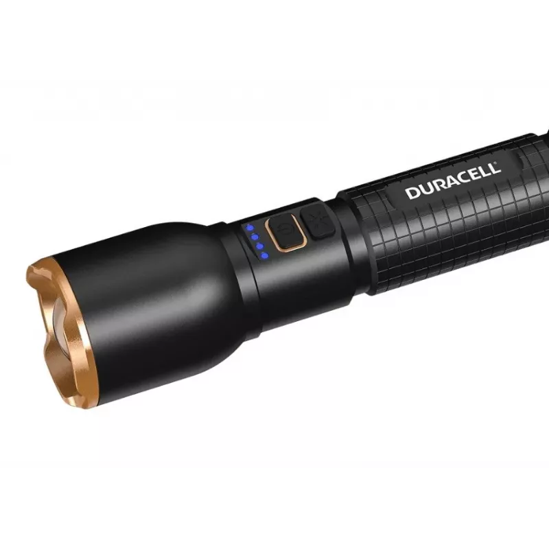 Taskulamppu Duracell DF3000R, musta