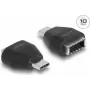 DeLOCK sovitin USB Type-C uros – USB 10 Gbps Type-E Key A naaras musta