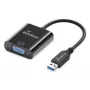 MediaRange MRCS230 videokaapeliadapteri 0,2 m USB Type-A VGA D-Sub musta