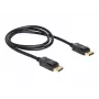 DisplayPort-kaapeli DeLOCK 82423 1 m uros-uros musta