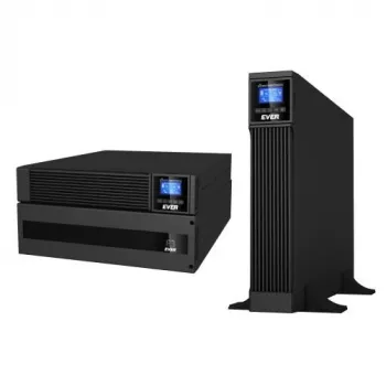 UPS EVER POWERLINE RT Plus 6 kVA T/PWPLRT-116K00/00 — online-kaksoismuunnin rack/torni-UPS 6kVA
