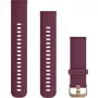 Garmin Quick Release 20 mm silikoninen vaihtoranneke, violetti/kulta