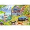 Palapeli Ravensburger Feel Well & Puzzle – Sommerhaus am See, 200 palaa