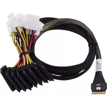 Adaptec-kaapeli 1x SFF8654 x8 -> SFF8639 8xU.3 sisäinen 0,8 m SlimSAS - 8SFF-8639 x1 and3 Tri-Mode SAS/SATA/NVMe