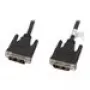 DVI-D-kaapeli LANBERG CA-DVIS-10CC-0030-BK — 3 m, DVI-D–DVI-D, musta