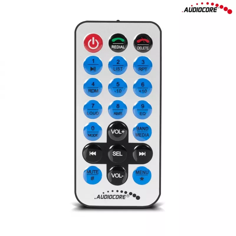 Audiocore AC9900 MP5 AVI DivX Bluetooth-handsfree-pääyksikkö + kaukosäädin
