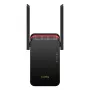 Wi‑Fi-signaalinvahvistin Cudy RE3000 2400–5000 MHz, 802.11ax/ac/n/g/b/a, Ethernet 100 Mbps, ulkoinen antenni, musta/punainen