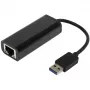 USB Type-A 3.0 - RJ-45 sovitin ALLNET ALL0173Gv2 musta