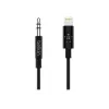 Belkin kaapeli Lightning – kuulokeliitäntä - Lightning uros – stereominiliitin uros - 91,4 cm - musta - Apple iPhone (Lig