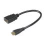 HDMI-kaapeli Akasa AK-CBHD10-25BK 0,25 m