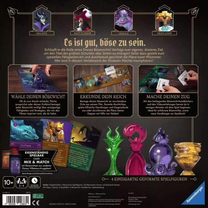 Disney Villainous - Introduction to Evil, lautapeli