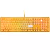Ducky One 3 keltainen pelinäppäimistö, RGB-LED - MX-Clear (US)