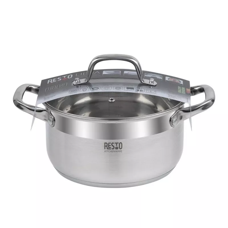 Resto keittiöastia Libra 3,6 L pyöreä ruostumaton teräs