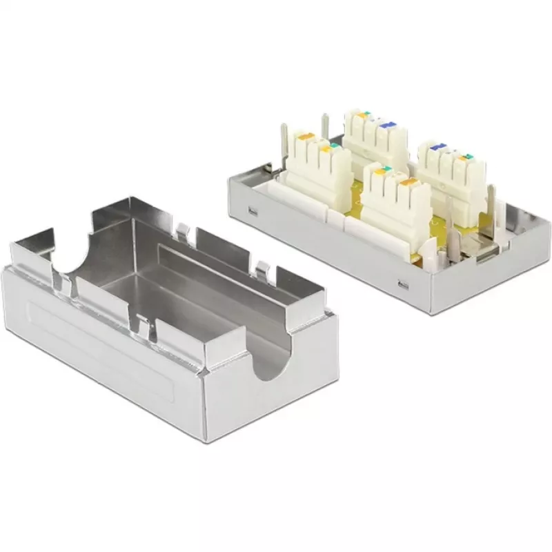 Verkkoliitäntärasia DeLOCK 86419 Cat6 metallinen