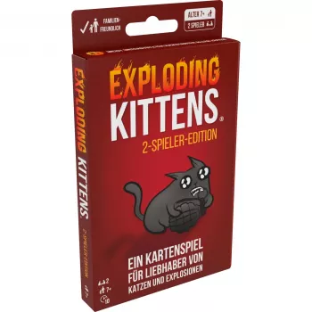 Exploding Kittens - 2 pelaajan versio, korttipeli
