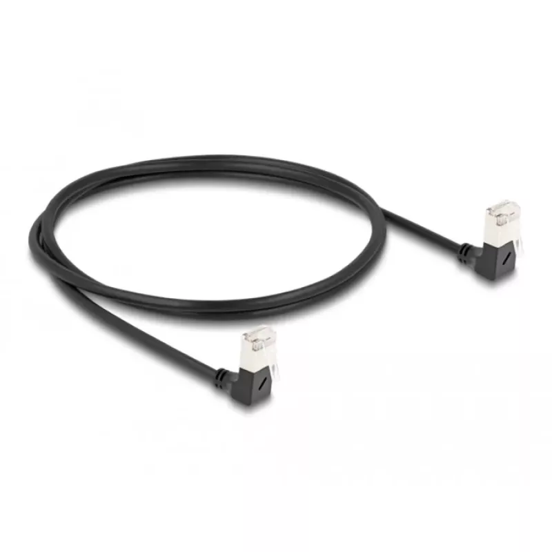 Verkkokaapeli DeLOCK RJ45 Cat.6A 1m musta