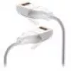 Verkkokaapeli Ubiquiti UACC-Cable-Patch-EL-C6A-0.3M-W RJ-45 Cat6a 0,3 m läpinäkyvä valkoinen