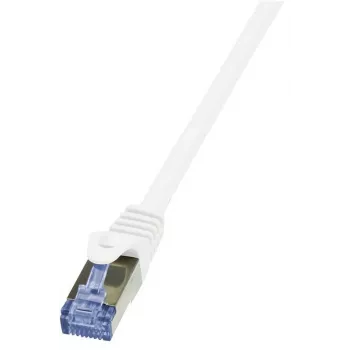Verkkokaapeli LogiLink Cat6a S/FTP RJ-45 1,5 m valkoinen