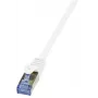 Verkkokaapeli LogiLink Cat6a S/FTP RJ-45 1,5 m valkoinen