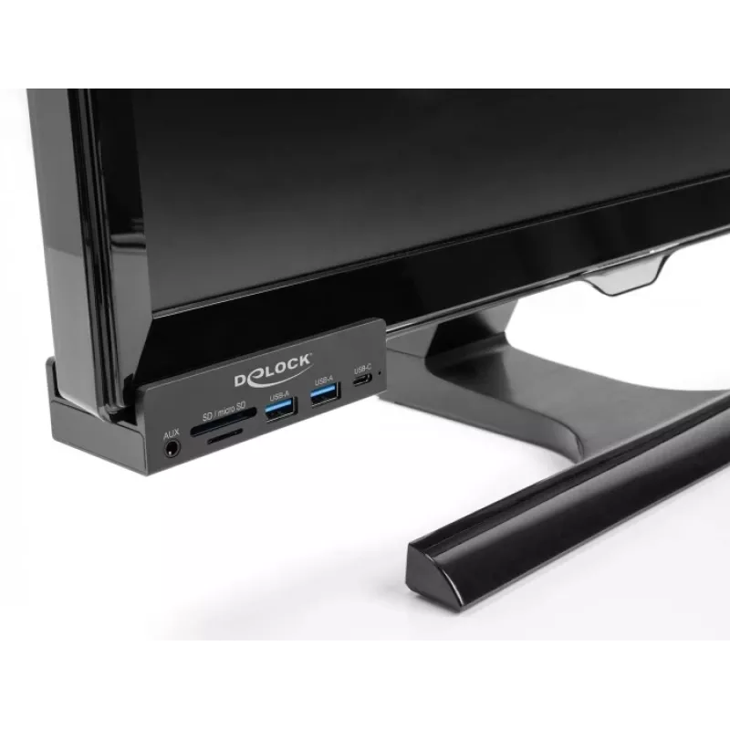 DeLOCK 64285 USB 2.0 Type-A -keskitin 5000 Mbit/s musta