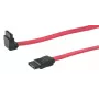 MicroConnect SAT15005A1 SATA-kaapeli, 90° kulmaliitin, SATA 150/300 (1,5/3 Gb/s), naaras–naaras, 0,5 m