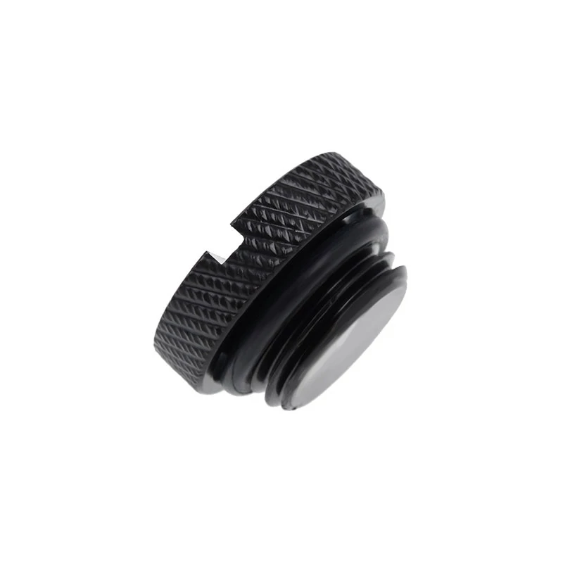 Alphacool Eiszapfen G1/4 sulkuruuvit (tulpat), musta, 6 kpl:n pakkaus