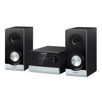 Kotiaudiomikrojärjestelmä BLAUPUNKT MS40.2BT — 2×50 W RMS, Bluetooth, CD, USB, HDMI ARC, optinen tulo, LED-näyttö (musta)