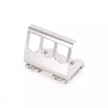 Adapteri Digitus AN-25183 3x Keystone-moduulille ruostumaton teräs