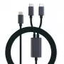 ROLINE - USB-kaapeli - 24-pin USB-C (M) - 24-pin USB-C (M) - USB 2.0 - 1,85 m - USB-virransyöttö (100 W) - musta (11.02.8308)