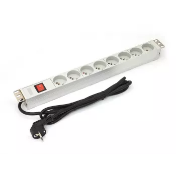 DIGITUS Professional A-19-STRIP-2-IMP – virranjakoyksikkö (rack – rack-asennettava) – vaihtovirta 250 V – tulovirransyöttö – lähtö