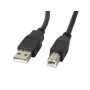 Lanberg CA-USBA-11CC-0050-BK USB-kaapeli 5 m 2.0 USB B musta (CA-USBA-11CC-0050-BK)