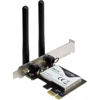 Inter-Tech DMG-32 - sisäinen - langaton - PCI Express - Wi-Fi - 650 Mbit/s - musta - hopea (88888148)