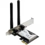 Inter-Tech DMG-32 - sisäinen - langaton - PCI Express - Wi-Fi - 650 Mbit/s - musta - hopea (88888148)