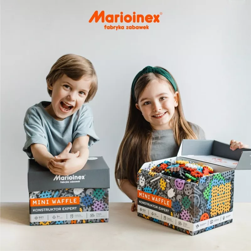 Marioinex Mini Waffle rakennuspalikat Constructor Expert, 501 osaa